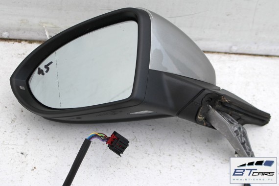 VW GOLF 7 VII LUSTERKO ZEWNĘTRZNE DRZWI LEWE 9 PIN 5G LB7W  9pin srebrny (tungsten silver metallic) pinów kabli przewodów