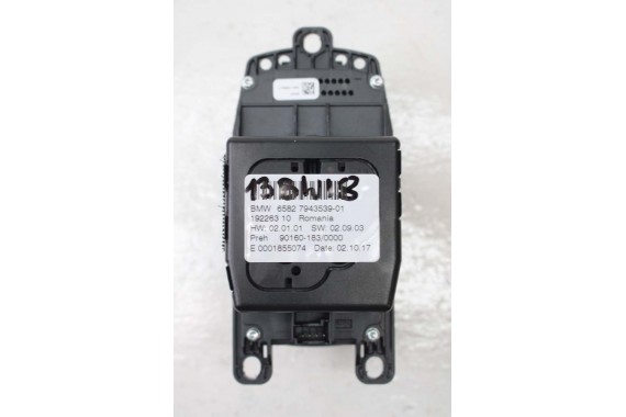 BMW i8 l12 PANEL 7943539 przełącznik Idrive Kontroler 7943539 65827943539 65829490068 65825A0DC99 65825A14E68 65825A3B1E7 I15