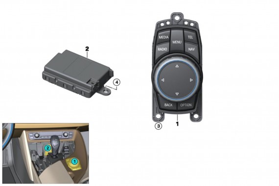 BMW i8 l12 PANEL 7943539 przełącznik Idrive Kontroler 7943539 65827943539 65829490068 65825A0DC99 65825A14E68 65825A3B1E7 I15