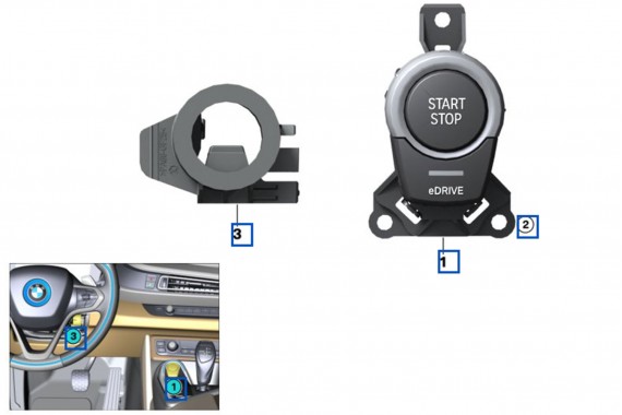 BMW i8 l12 PRZYCISK START STOP 9158463 przełącznik 61319158463 PRZYCISKI włącznik PANEL 9158463 9158463 9158463 9158463 eDrive