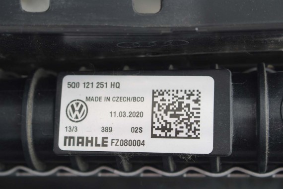 AUDI Q3 83A CHŁODNICA wody 5Q0121251HQ 5Q0121251GL KLIMY 5Q0816411AS + WENTYLATOR 5Q0959455BN 5Q0121203DE 5WA121251 5Q0121207 VW