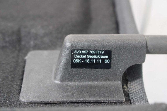 AUDI A3 8V PÓŁKA TYLNA BAGAŻNIKA 8V3867769 8V3 867 769 RY9 - soul 8V 2013- 8V3867769 8V3867769 8V3867769 8V3867769 8V3867769