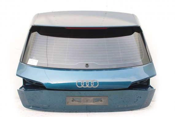 AUDI E TRON TYŁ KLAPA BAGAŻNIKA tylna + szyba AS3 LV5Z S1S1 Niebieski S1 V5Z ETRON  4KE827025B 4KE845501 4KE 827 025 4KE 845 501