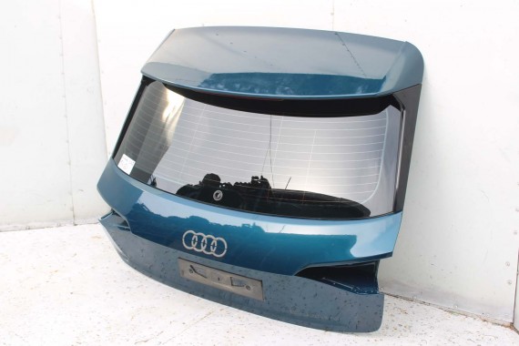 AUDI E TRON TYŁ KLAPA BAGAŻNIKA tylna + szyba AS3 LV5Z S1S1 Niebieski S1 V5Z ETRON  4KE827025B 4KE845501 4KE 827 025 4KE 845 501