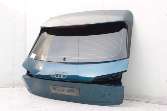AUDI E TRON TYŁ KLAPA BAGAŻNIKA tylna + szyba AS3 LV5Z S1S1 Niebieski S1 V5Z ETRON  4KE827025B 4KE845501 4KE 827 025 4KE 845 501