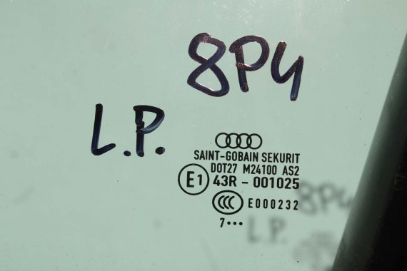 AUDI A3 SPORTBACK SZYBA DRZWI 8P4845201 LEWA PRZÓD PRZEDNIA 8P4 845 201 drzwiowa boczna 8P4845201A 8P4845201B 8P4845201