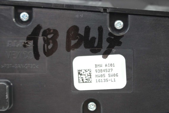BMW 7 G12 PANEL PRZYCISK 9384527 9384528 61319384527 61319384528 Przełącznik regulacji fotela 61319302925 9384527 9384528 LCi