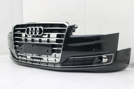 AUDI A8 4H LIFT PRZÓD Matrix maska błotniki zderzak przedni lampy błotnik lampa FL LY9T czarny D4 4H0941035 4H0941036 LED 0E0E