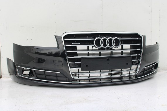 AUDI A8 4H LIFT PRZÓD Matrix maska błotniki zderzak przedni lampy błotnik lampa FL LY9T czarny D4 4H0941035 4H0941036 LED 0E0E