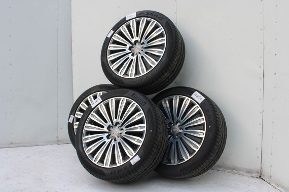 AUDI A8 4H D4 FELGI 20 cali 4H0601025CK OPONY LATO KOŁA felga 9J*20H2 ET37 opona GOODYEAR EAGLE F1 265/40/20 104Y A6 A7 4H 2010-