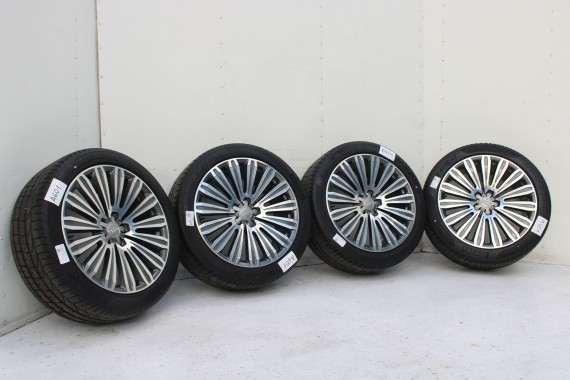 AUDI A8 4H D4 FELGI 20 cali 4H0601025CK OPONY LATO KOŁA felga 9J*20H2 ET37 opona GOODYEAR EAGLE F1 265/40/20 104Y A6 A7 4H 2010-
