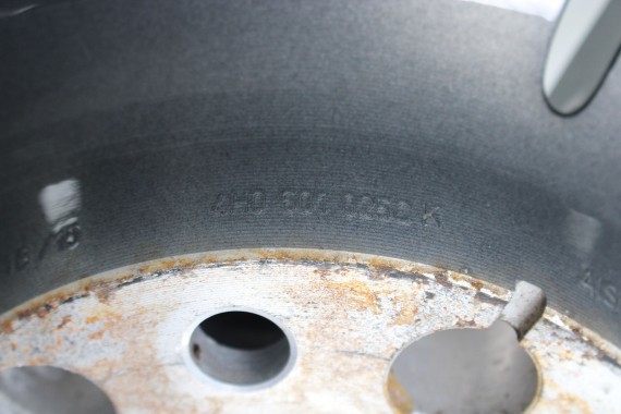 AUDI A8 4H D4 FELGI 20 cali 4H0601025CK OPONY LATO KOŁA felga 9J*20H2 ET37 opona GOODYEAR EAGLE F1 265/40/20 104Y A6 A7 4H 2010-