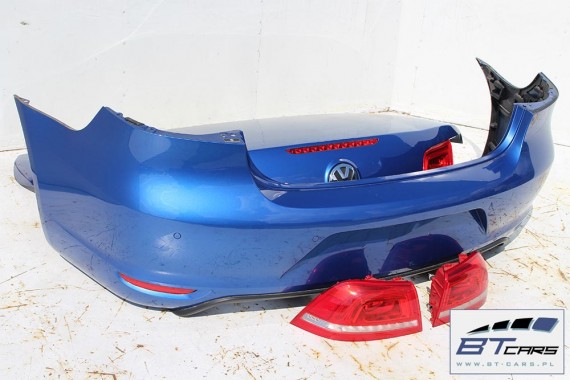 VW EOS FL LIFT TYŁ ZDERZAK TYLNY + KLAPA BAGAŻNIKA LR5Z Kolor: LR5Z - niebieski (rising blue metallic) GP 4C4C