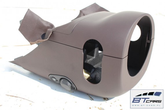 AUDI A8 OBUDOWA KIEROWNICY OSŁONA TAPICERKA 4H 4H0953512A 4H0953515A 4H0 953 512 A 4H0 953 515 A kolor BD6 - brąz balao d4
