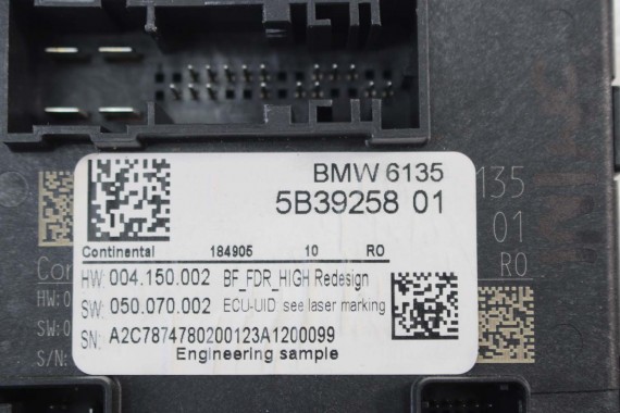 MINI F66 MODUŁ STEROWNIK DRZWI 5B39257 5B39258 61355B39257 61355B39258 5A92B39 5A83A80 5B547B5 5B4A361 5B3EC66 5A92B40 5A83A81