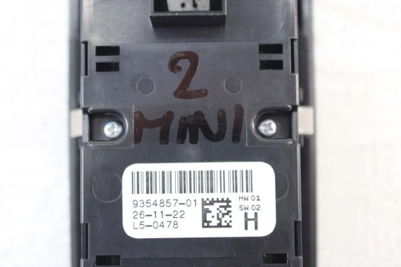 MINI CABRIO F57 PRZYCISKI SZYB 9354857 9354866 przycisk panel sterowania podnoszenia COOPER 61319354857 9354866 9354857 9354857