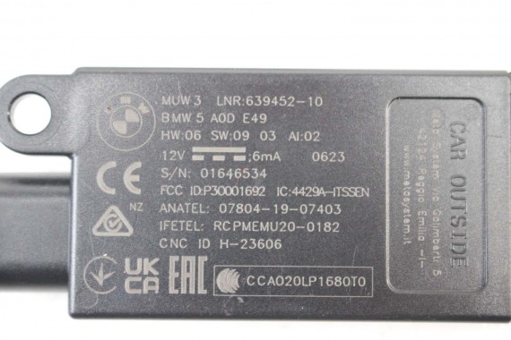 MINI F57 MODUŁ ANTENA 5A0DE49 65755A0DE49 Sterownik DWA-Alarm System 5A0DE49 5A0DE49 65755A0DE49 5A0DE49 5A0DE49 5A0DE49 BMW