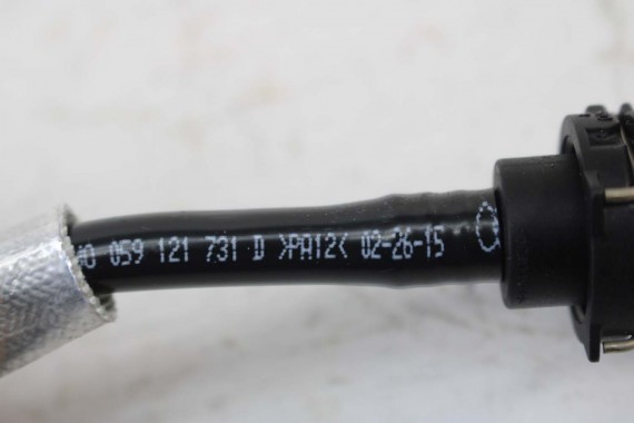 VW AUDI RURA PRZEWÓD 059121731D ciśnieniowa kolektora powietrza 3.0 TDi 059121731D A6 A7 A8 SSĄCA wąż rurka 059121731D 059121731