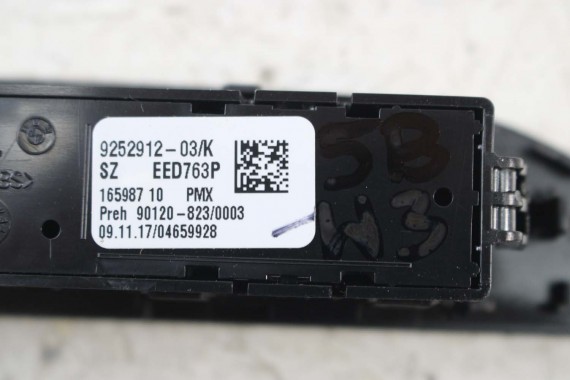BMW 3 F34 PRZYCISK PANEL 9252912 LCi 61319252912 przełącznik PANEL STEROWNIK KONSOLI Tryby Jazdy trybu Kamera PDC COMFORT ECOPRO