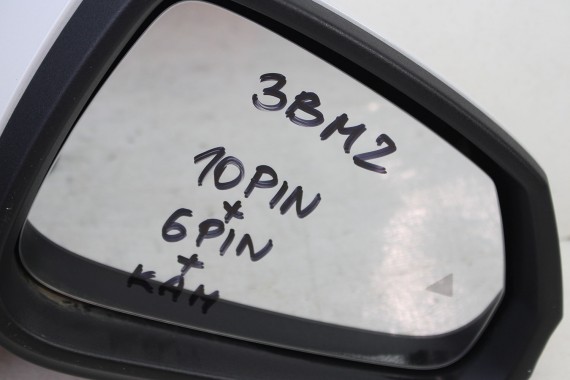 BMW 2 U06 LUSTERKO DRZWI PRAWE 16 + 1 pin zewnętrzne 16 pinów + kamera kabli Kolor A96 Biały ACTIVE TOURER U06 2