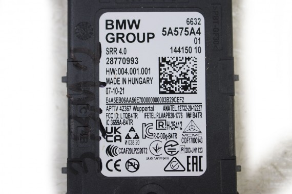 BMW X1 U11 MODUŁ STEROWNIK 5A575A4 66325A575A4 01 66325A575A4 czujnik radarowy bliskiego zasięgu przód 5A575A4 5A575A4 5A575A4