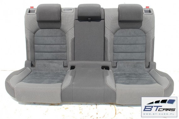 VW GOLF 7 VII KOMBI FOTELE KOMPLET FOTELI siedzeń siedzenia fotel tapicerka 5G 5G9 welur + alcantara kolor czarny VARIANT