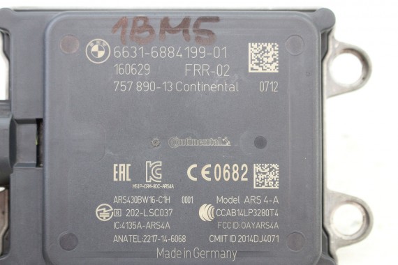 BMW 5 G30 SENSOR RADAR ACC 6884199 DISTRONIC MODUŁ STEROWNIK 6877219 66316884199 6873401 6884199 66316884199 6884199 6884199 G31