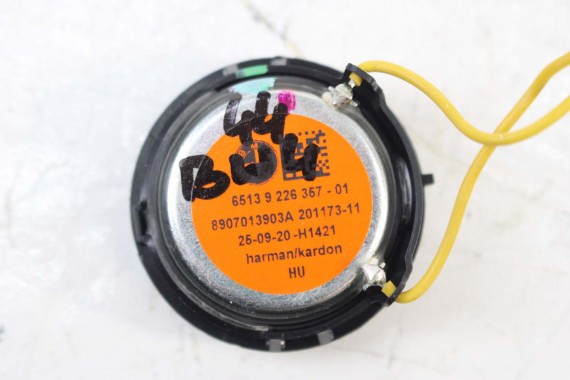 BMW 4 G26 GŁOŚNIK 9226357 65139226357 TWEETER HARMAN KARDON wysokotonowy 9226357 9226357 65139226357 Mini 9226357 65139226357