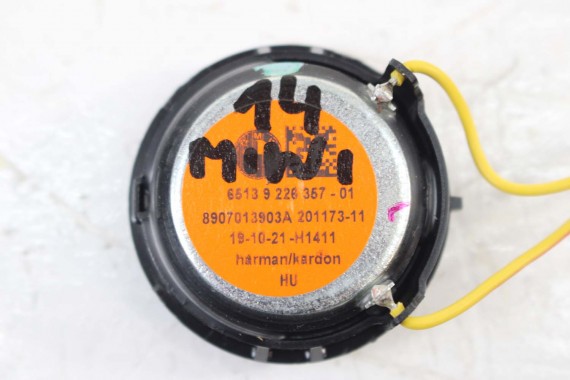 BMW MINI GŁOŚNIK 9226357 65139226357 TWEETER HARMAN KARDON wysokotonowy 9226357 9226357 65139226357 9226357 65139226357 9226357