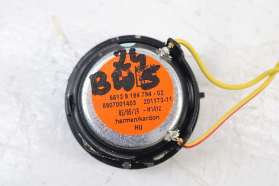 BMW 5 G30 GŁOŚNIK 9184794 F48 F45 F46 MINI F54 F55 F56 F57 F60 6513 9184794 65139184794 9184794 9184794 9184794 9184794 9184794