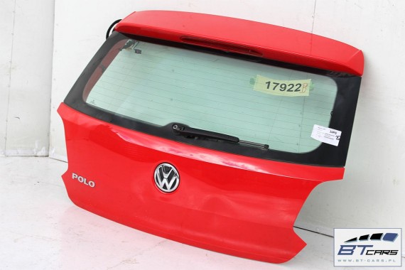 VW POLO TYŁ ZDERZAK + KLAPA BAGAŻNIKA + LAMPY lampa 6R tylny 6R0 PDC LP3G Kolor: czerwień flash