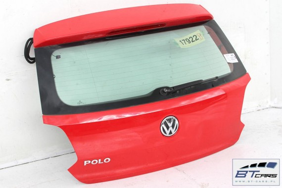 VW POLO TYŁ ZDERZAK + KLAPA BAGAŻNIKA + LAMPY lampa 6R tylny 6R0 PDC LP3G Kolor: czerwień flash
