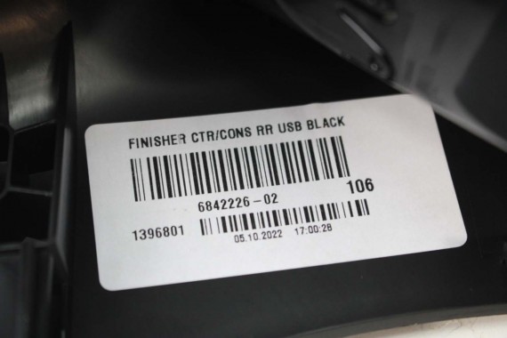 MINI F54 WLOTY WYKOŃCZENIE 6842226 TUNELU ŚRODKOWEGO + obudowa 51166842226 COOPER LCI tylna Clubman LCi 9306133 9306133 6842226