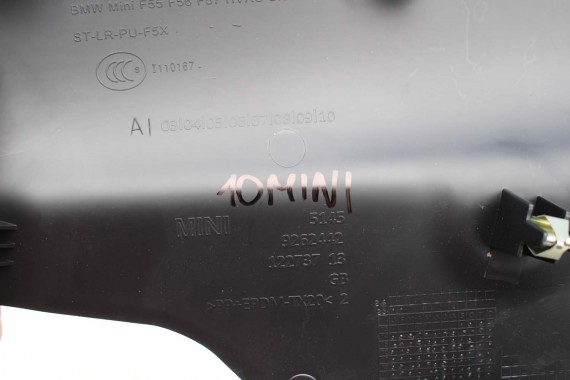 MINI F57 PANEL LISTWA OSŁONA 9262441 Osłona Obudowa Ramka Tunelu 51459262441 9262442 51459262442 9262441 F55 F56 9262441 9262442