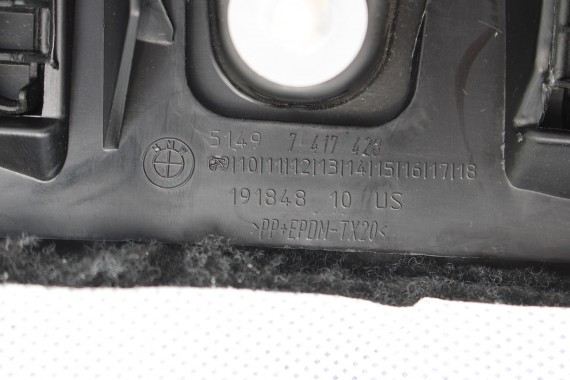 BMW X5 G05 BOCZEK KLAPY BAGAŻNIKA TYŁ 7479055 51497479055 7441646 7442965 7441636 7417424 7417427 7417428 7441649 7417430