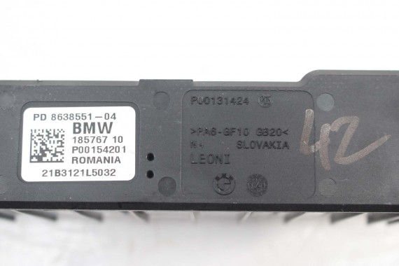 BMW OBUDOWA 8638551 silnik benzynowy moduł zasilania napięcia skrzynka BSI 185767 863855104 12638638551 sterownik 8638551