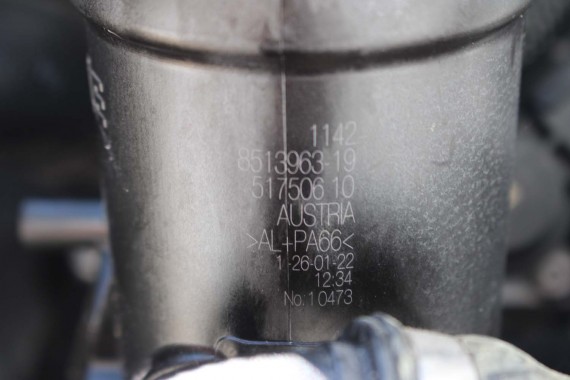 BMW 5 G30 CHŁODNICA OLEJU 8513963 + FILTR 11428513963 SILNIK B47 D20A diesel B47D20 2.0d 8513963 8585625 11428585625 8574005