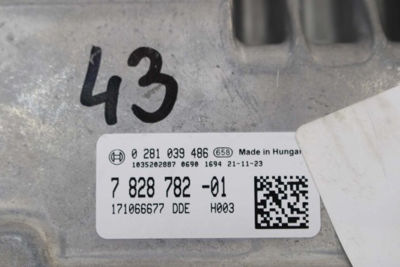 BMW 5 G30 KOMPUTER SILNIKA 7828782 SILNIK B47 D20A diesel B47D20 2.0d STEROWNIK MODUŁ 9886572 0281039486 DDE 11427828782 7828782