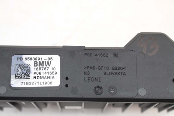 BMW 5 G30 MODUŁ 8583091 OBUDOWA 8583091 silnik diesel zasilania napięcia skrzynka BSI 12638583091 sterownik 8583091 12635A9D6D0