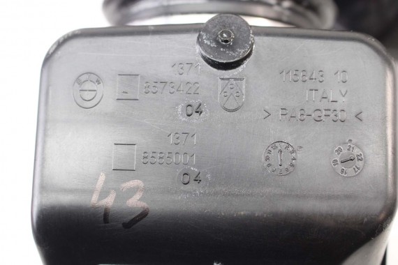 BMW 5 G30 REZONATOR POWIETRZA 8591849 8585001 PRZEWÓD 8591849 13718585001 WLOT RURKA FILTRA 8573422 8573422 13718591849 8573871
