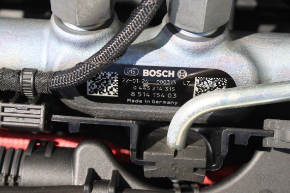 BMW 5 G30 G31 UKŁAD PALIWOWY 2.0 D WTRYSKI 8514148 + LISTWA 8514154 +pompa 8511626 silnik diesel 13538514148 13538516196 8514148