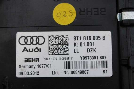 AUDI A4 A5 Q5 NAGRZEWNICA DMUCHAWA 8T1820005B 8K 8T 8R 8T1 820 005 B 8T1820005B 8T1820005B 8T1820005B 8T1819005B 8T1819005