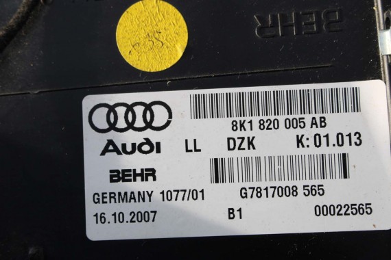 AUDI A4 A5 Q5 NAGRZEWNICA DMUCHAWA 8K1820005AB 8K 8T 8R 8K1 820 005 AB 8K1820005AB 8K1820005AB 8K1820005AB 8K1820005AB 8K1820005