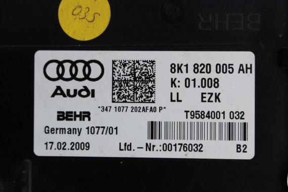 AUDI A4 A5 Q5 NAGRZEWNICA DMUCHAWA 8K1820005AH 8K 8T 8R 8T1 820 005 8K1820005AH 8K1820005AH 8K1820005AH 8K1820005AH 8K1816005AH
