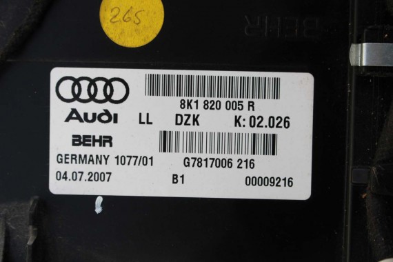 AUDI A4 A5 Q5 NAGRZEWNICA DMUCHAWA 8K1820005R 8K 8T 8K1 820 005 8K1820005R 8K1820005R 8K1820005R 8K1820005R 8K1820005R 8K1820005