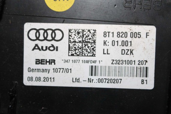 AUDI A4 A5 Q5 NAGRZEWNICA 8T1820005F DMUCHAWA 8T1 820 005 F 8K 8T 8R LIFT 8T1820005F 8T1820005F 8T1820005F 8T1820005F 8T1820005F