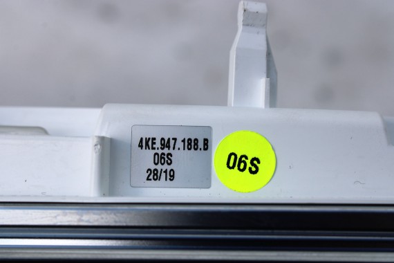 AUDI ETRON LISTWY OZDOBNE DEKOR DEKORY 4KL947209 4KE947188B 4KE947187B 4KE947134B 4KE947133B 4KL947204 WYKOŃCZENIE E-TRON 4KE