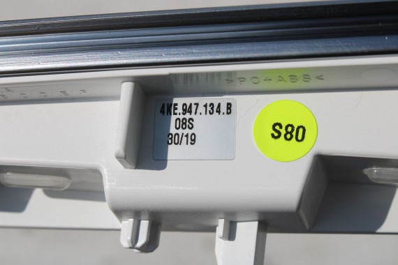 AUDI ETRON LISTWY OZDOBNE DEKOR DEKORY 4KL947209 4KE947188B 4KE947187B 4KE947134B 4KE947133B 4KL947204 WYKOŃCZENIE E-TRON 4KE