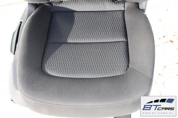 AUDI A5 FOTELE KOMPLET FOTELI siedzeń siedzenia fotel tapicerka 8T welur kolr czarny