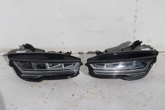 AUDI A7 FL LIFT PRZÓD maska błotniki zderzak pas przedni lampy wzmocnienie FULL LED 2015- W1W1 LX5R S-LINE 4G8941033J 4G8941034J